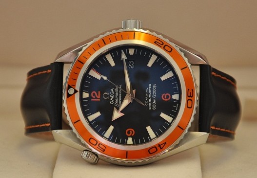 Fake Omega Seamaster Watch Replica Omega Planet Ocean Black Face